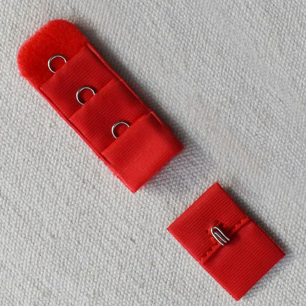 LIUXIN 1-Hooks 20mm Wide,Bra Hook and Eye Bra Strap Sew-in Fasteners,Bra hook and eye extender bra buckle