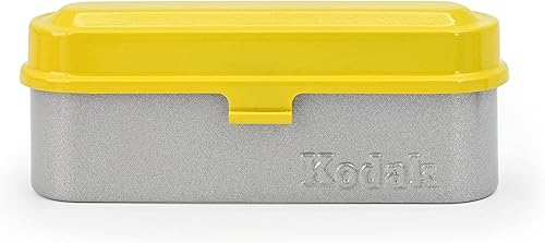 KODAK Funda de película – para 5 rollos de películas de 1.378 in – Caja compacta de acero retro para clasificar y proteger los rollos de película