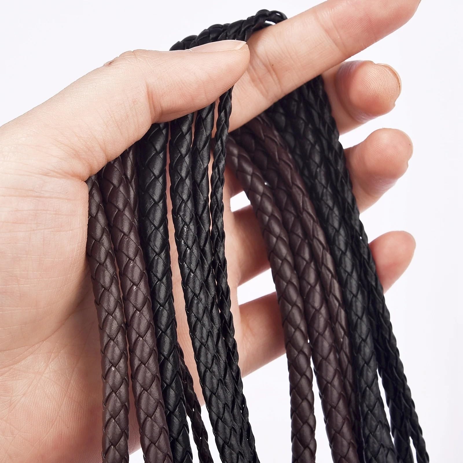 Corda intrecciata in pelle PU 2M