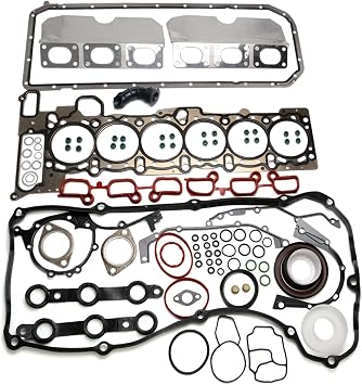 11127501304, 11131437237, 11111432478 Full Gasket Set Fits for BMW 325Ci 325i 330Ci 330i 525i Z3 E46 E36 E39 2.5L 3.0L M54