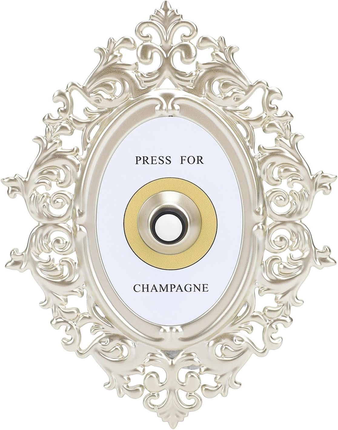 Press for Champagne Button, Ring Mini Press for Champagne Button Press for Champagne Door Ring Bell Champagne Themed Decor Wall Plaque Ornament Gift for Party Christmas Home