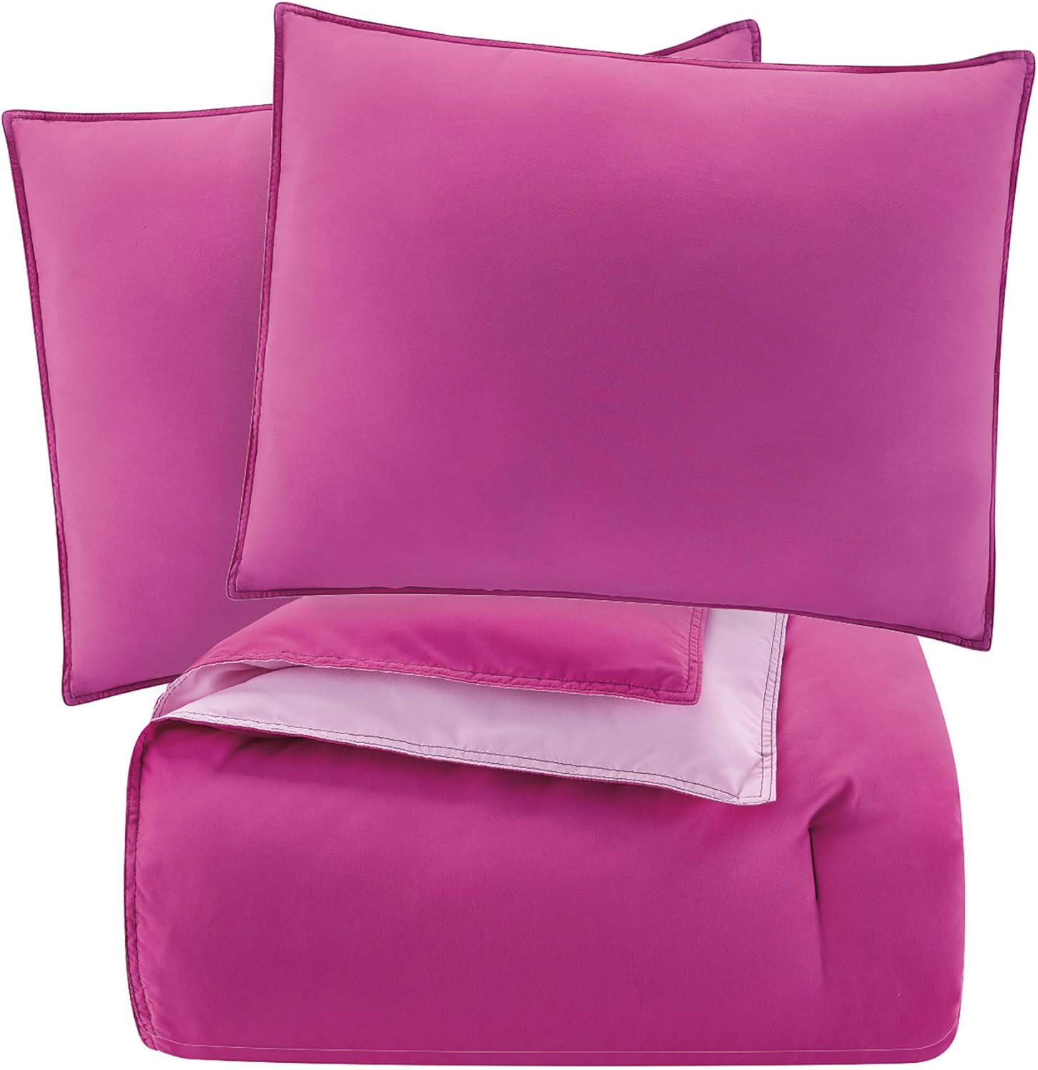 Utica® Solid Reversible Twin/Twin XL Purple Comforter Set
