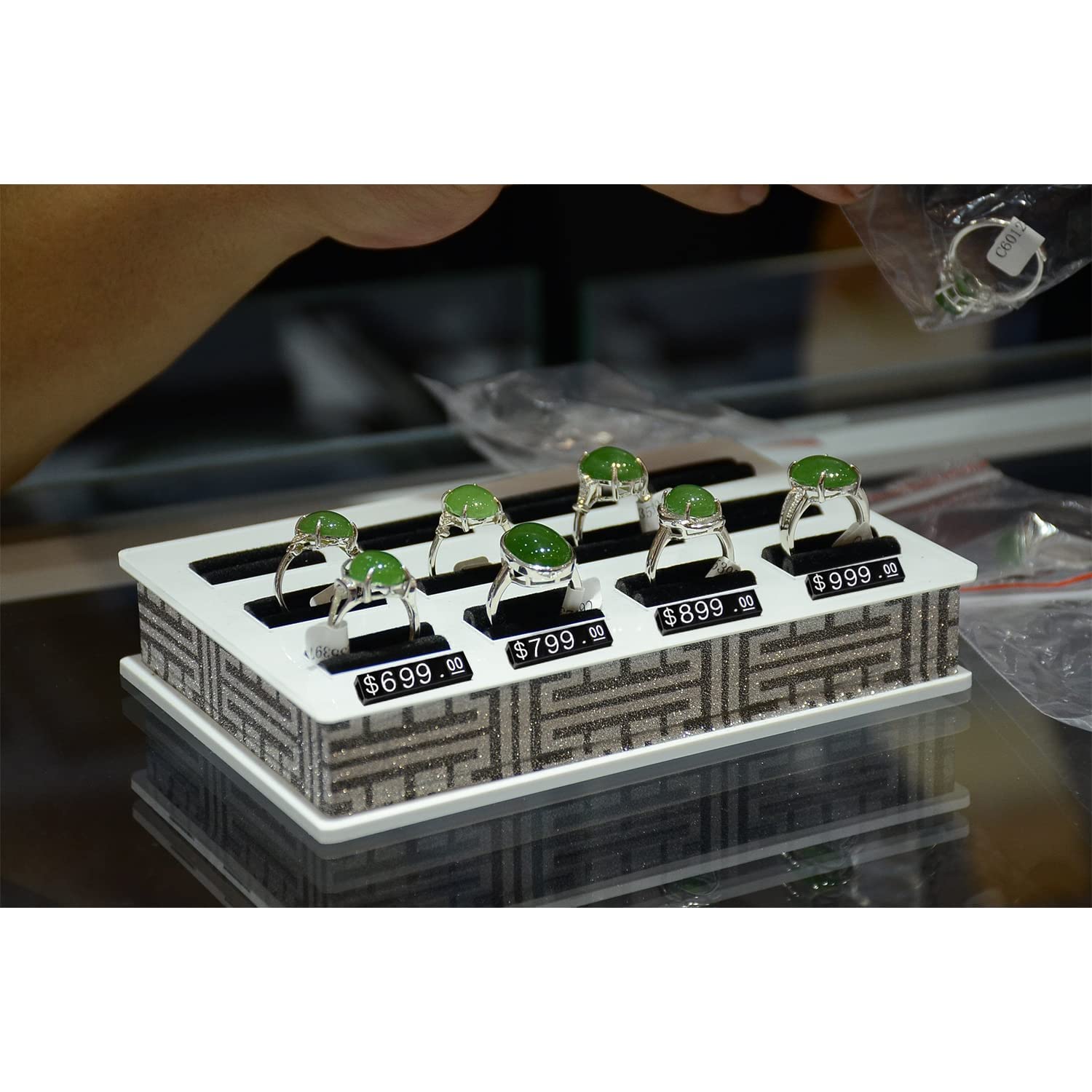 uyoyous Price Tag Cubes 510 Pieces Jewelry Retail Price Display