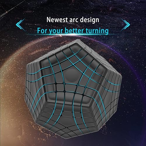 Miniatura 5 de Diansheng Gigaminx Cubo magnético de velocidad sin pegatinas 5x5 Dadecahedyon Cube Speed Cube