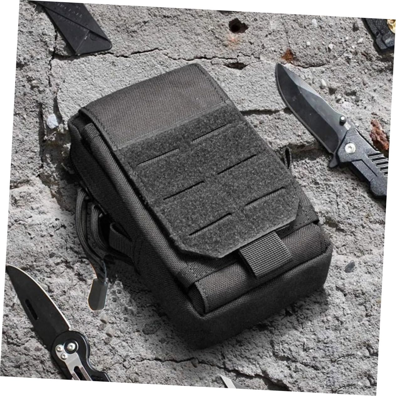 VICASKY Lot De 5 Sacs Tactiques Étanches Pour Téléphone Portable Étuis De Ceinture Pochettes Pour Téléphone Pochettes De Ceinture Pochettes Utilitaires D'Extérieur Pochettes Pour