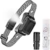 Citronella Dog Bark Collar, Anti Bark Collar with 3 Adjustable Spray & Sensitivity Level [1 Citronella Spray Refill] Automatic No Shock Dog Barking Collar for Small Medium Large Dogs, Grey