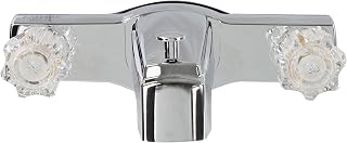 Empire Faucets RV Bath Faucet with Diverter - 8in Chrome Mobile Home Bathtub Faucet Replacement for Travel Trailer