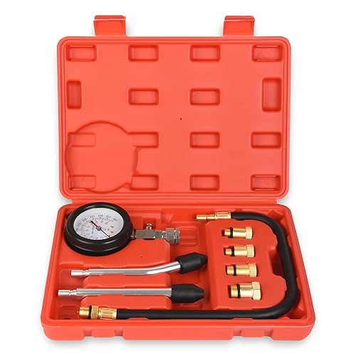 Probador de compresión de cilindro de motor de gasolina 0-300PSI para probar motosierra motosierra motosierra moto de nieve