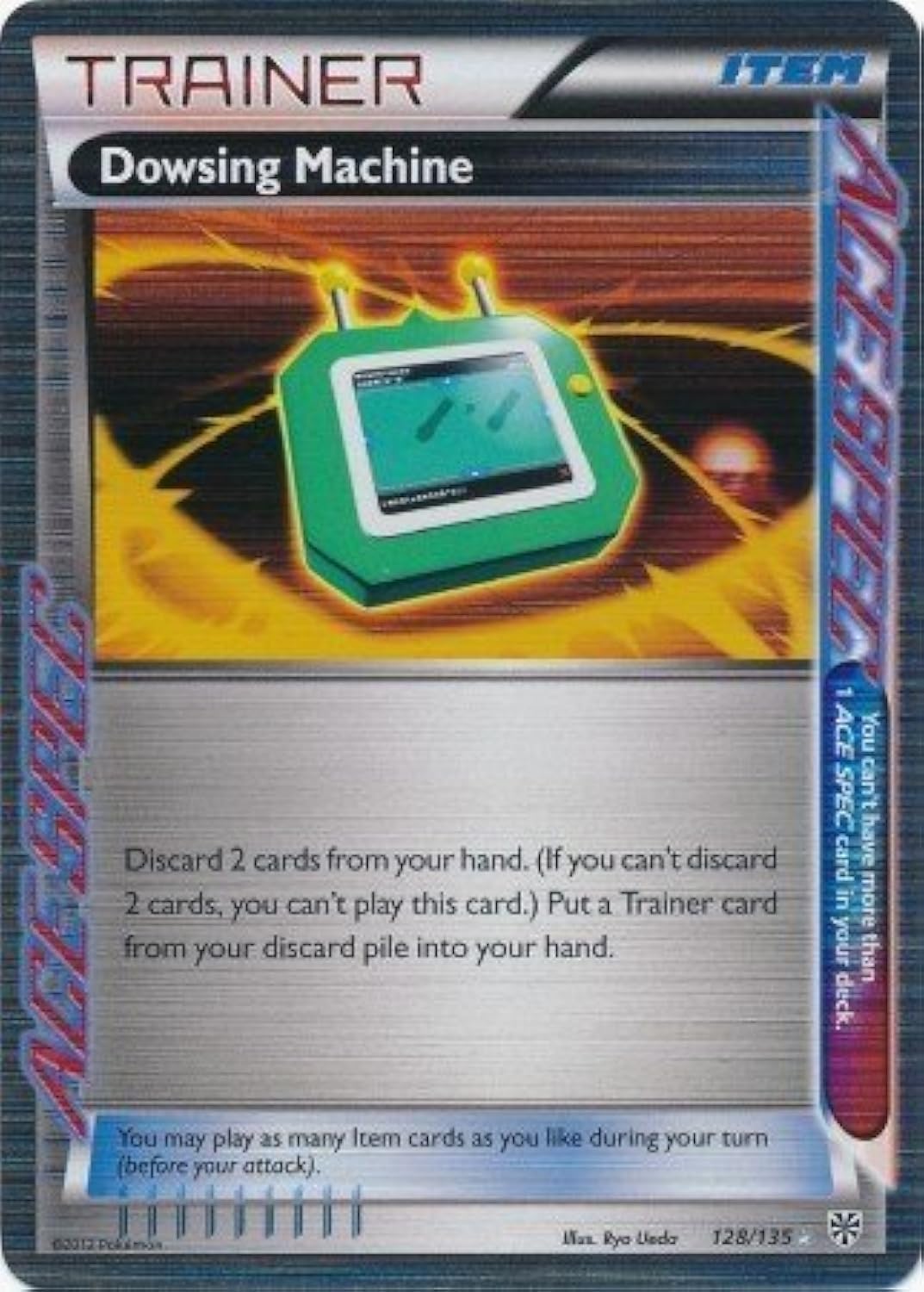 Pokemon - Dowsing Machine (128) - Black and White Plasma Storm - Holo