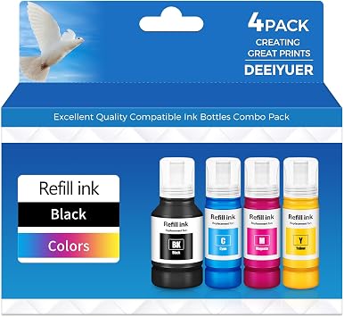 Compatible for EPT502 Ink Refill Bottles ET-2850 ET-3850 ET-4850 Ink Rrfill