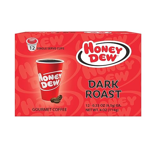 Miniatura 9 de Honey Dew Donuts Café con sabor a caramelo loco - Cápsulas de café de una sola porción, compatibles con cafeteras Keurig - 12 cápsulas