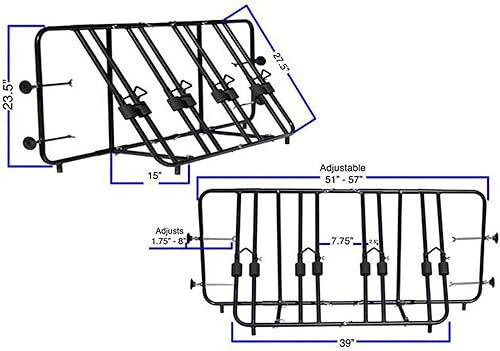 Miniatura 8 de Rack para 1 2 3 4 bicicletas para parte trasera de camioneta por Tiran Ramps