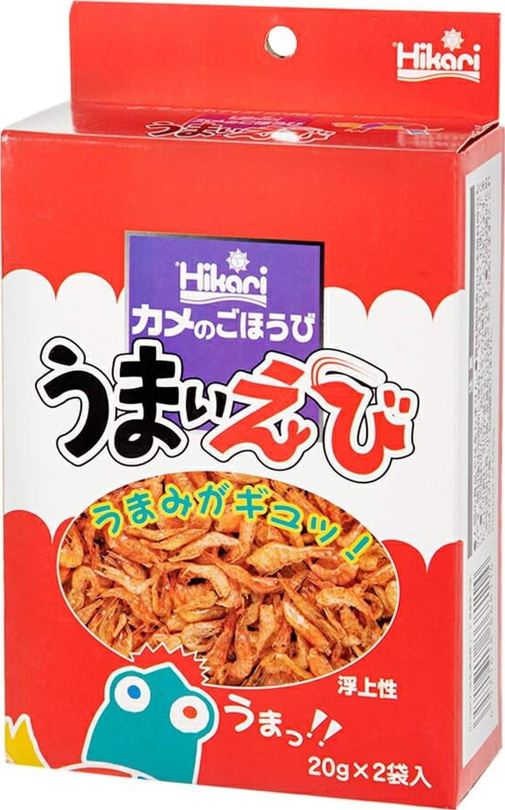 Amazon.co.jp: Hikari (ヒカリ) カメのごほうび うまいえび 20g×2袋