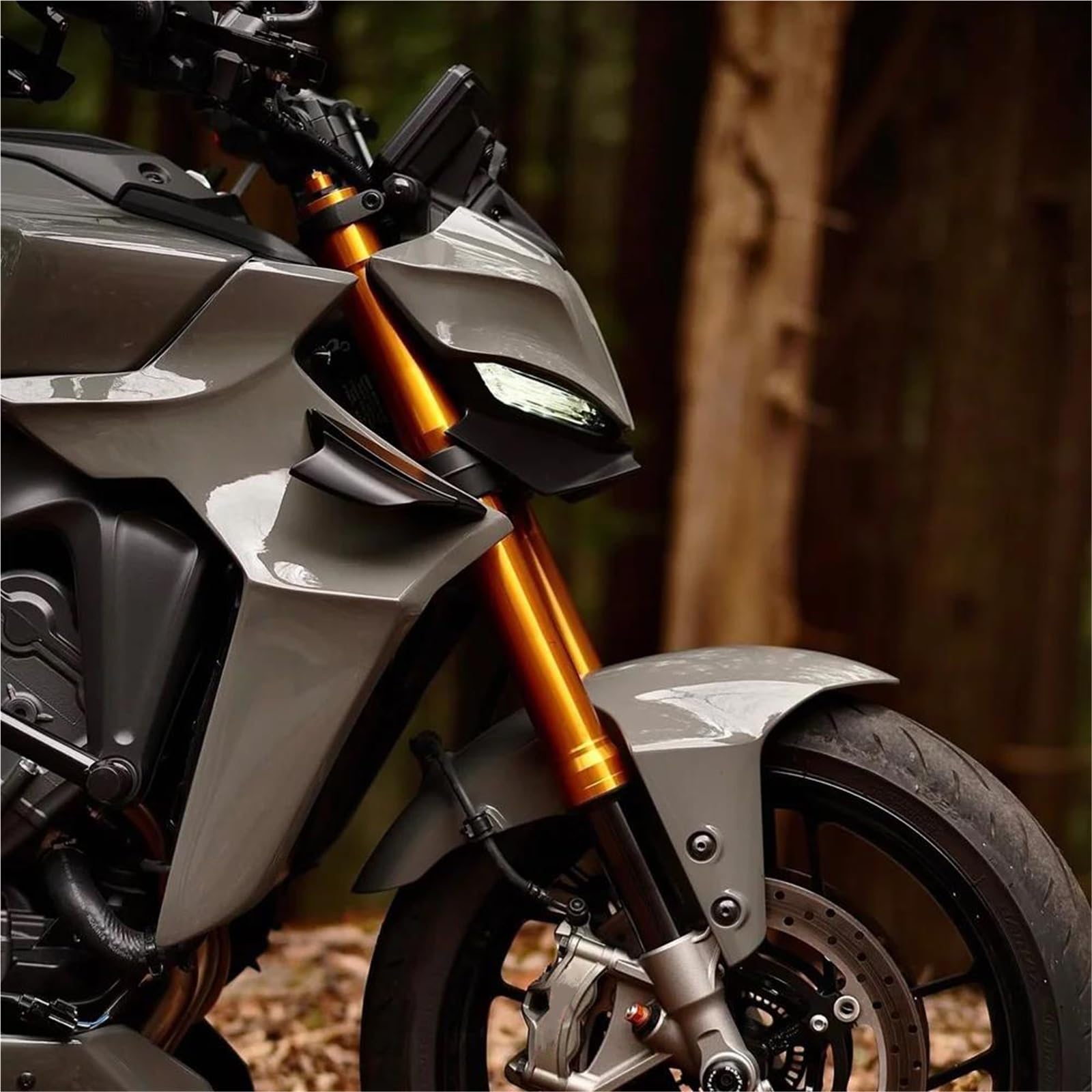 Per YAMAHA MT-09/SP 2024-2026 Spoiler Anteriore Labbro Inferiore Kit spoiler anteriore motocicletta(ABS Carbon printing)