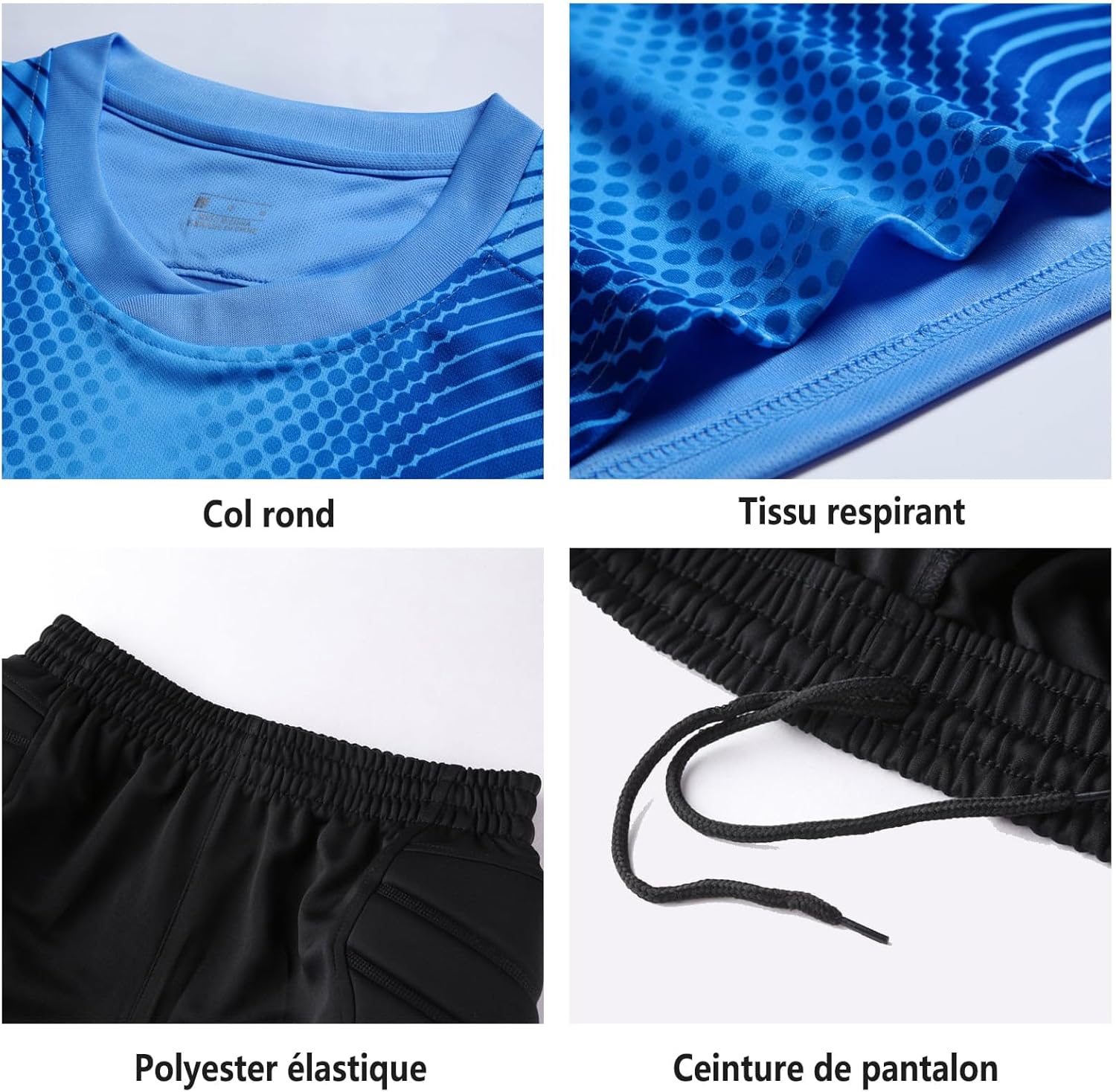 Customizable Goalkeeper Soccer Jersey for Adults Kids Teens - Goalie Personalized Quick-Dry Breathable Training Match Wear - Image 6