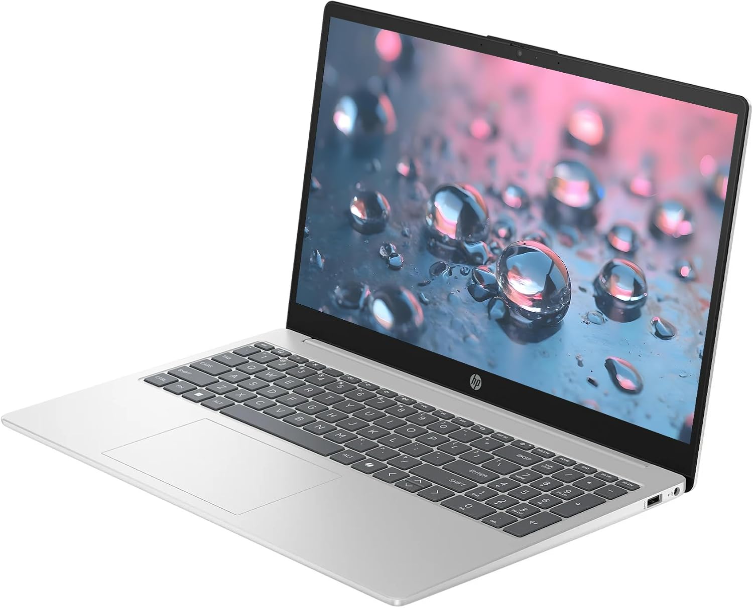 HP 15.6" Touchscreen Laptop with Microsoft 365 & Copilot AI, 8GB RAM 512GB SSD, AMD Ryzen 5, FHD 1920 x 1080 IPS Display, Windows 11 Home, SageNova Earphones, Natural Silver image 4