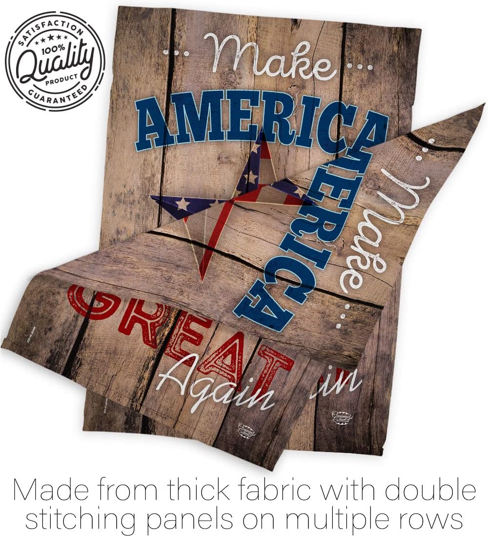 H191188 Make America Again Vertical House Flag, 28" x 40" inch, Multi-Color