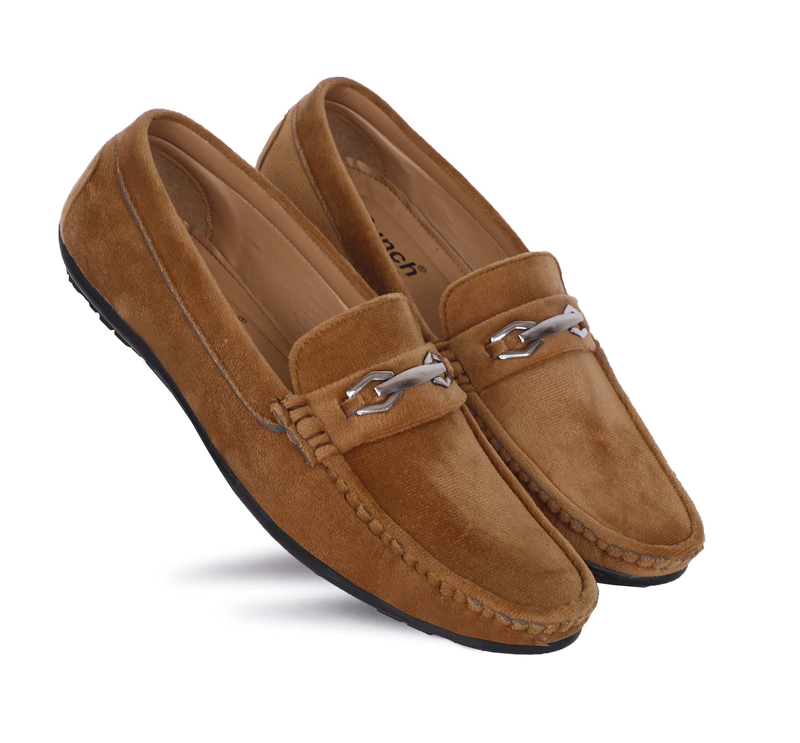 Punch Mens Velvet Synthetic Leather Comfortable Driving|Casual Loafer Shoes for Men A-111VL (Peach, Numeric_10) (B0BYCVZXRM) Amazon Price History, Amazon Price Tracker