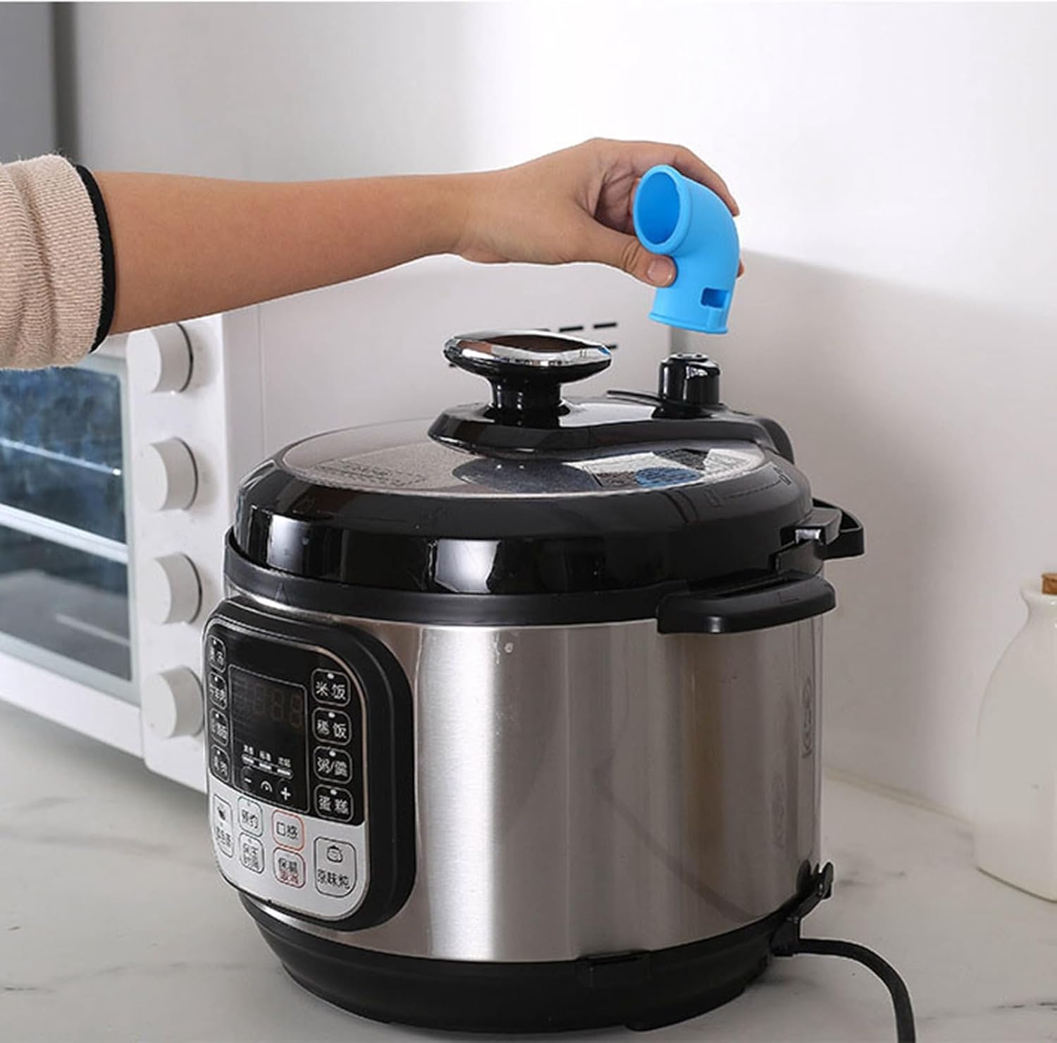 Unlock Kitchen Bliss with the Steam Release Diverter: Your Pressure Cooker Savior!