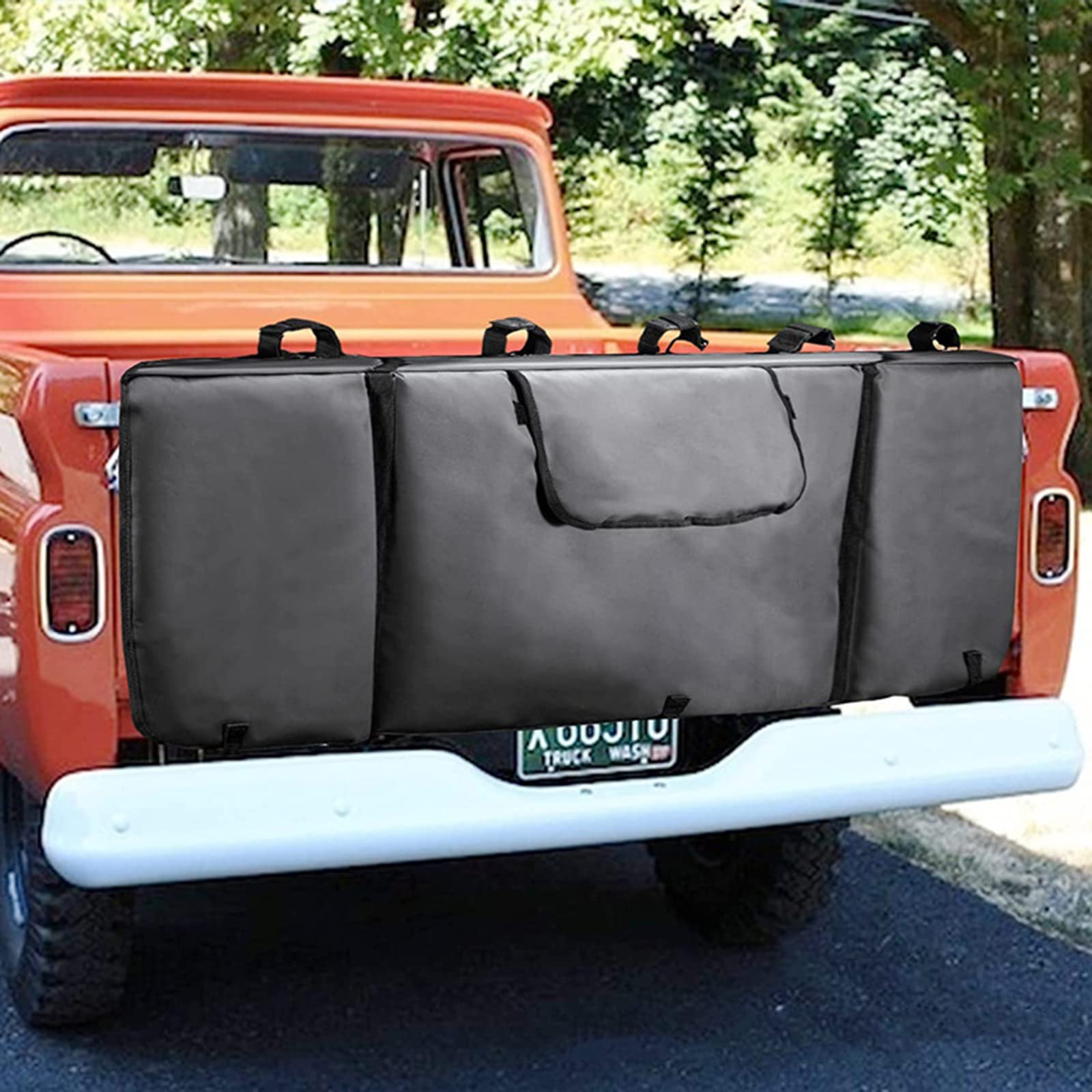 Pickup Pad, Pickup Hayon Coussin De Protection Antidérapant, Hayon Protecteur Pad pour VTT Porte-vélo, Chargement Jusqu'à 5 Vélos