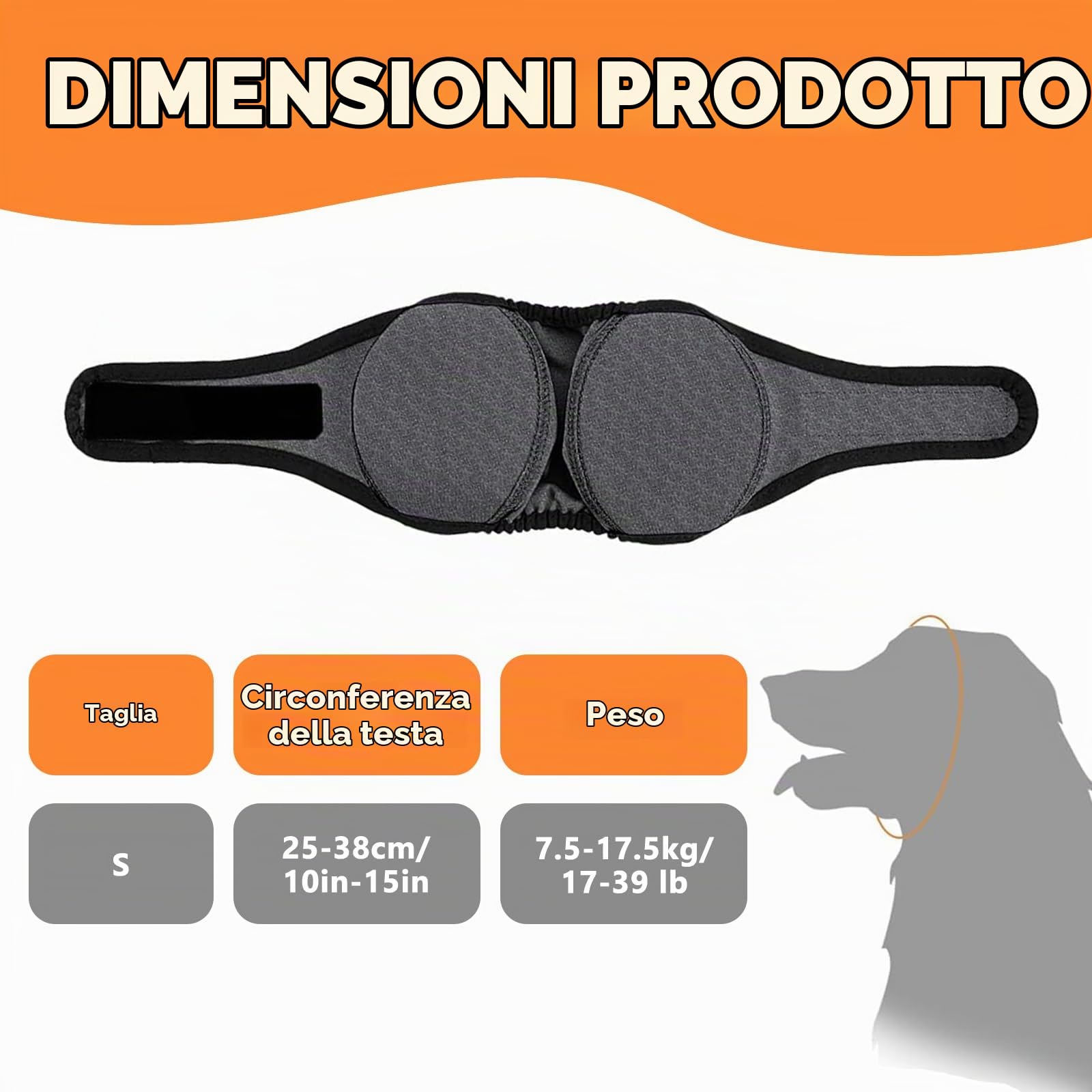Paraorecchie per Cane, Paraorecchie Cane Regolabile Riduce Rumore Lavabili e Morbidi, Cuffie Antirumore per Cani per Acqua Durante Il Bagno Invernali e Toelettatura Toelettatura Bagno Nuoto