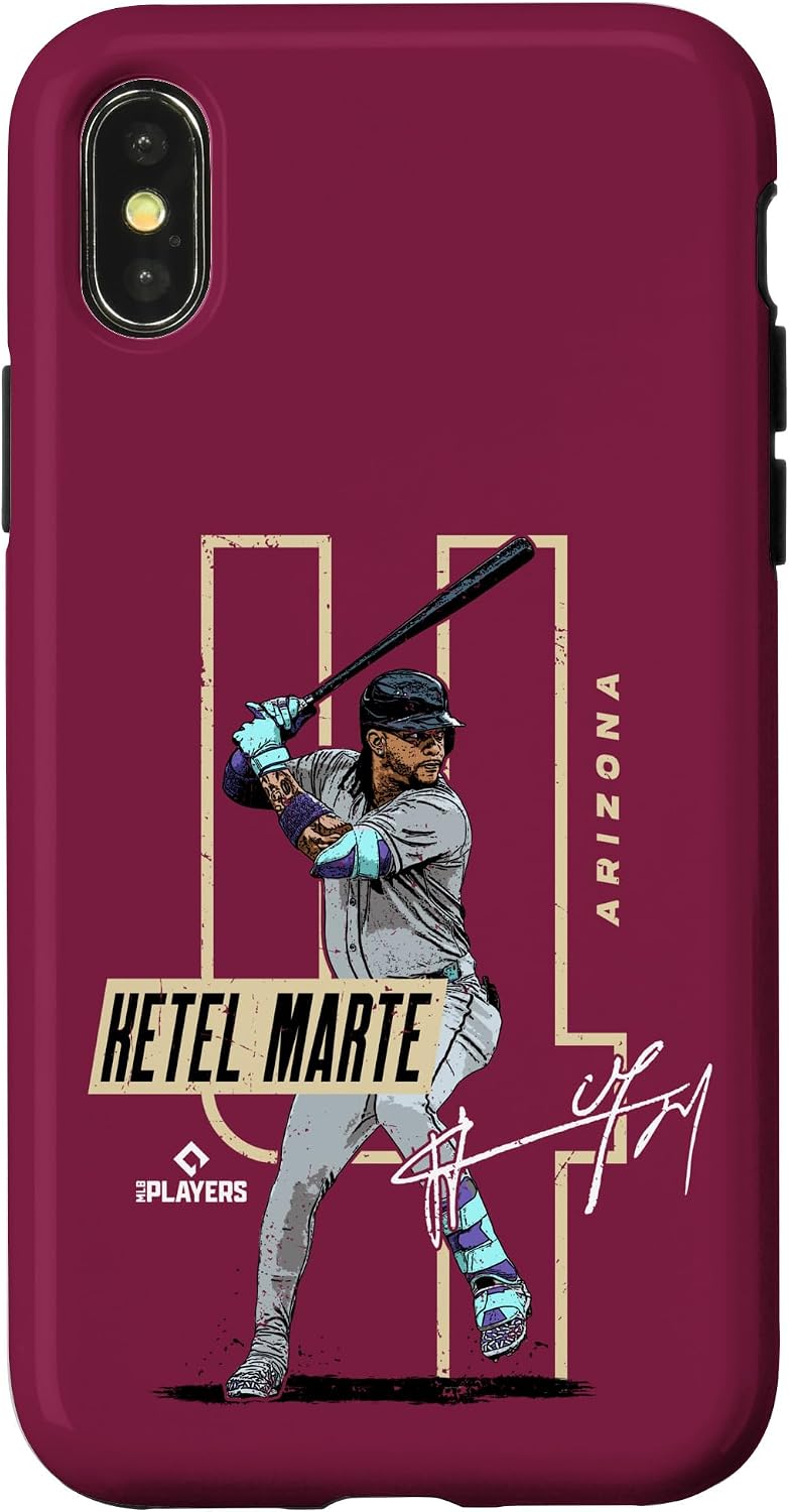 Ketel Marte | Arizona MLB Baseball Players| MLBKMA205M Case for iPhone 14 Pro Max