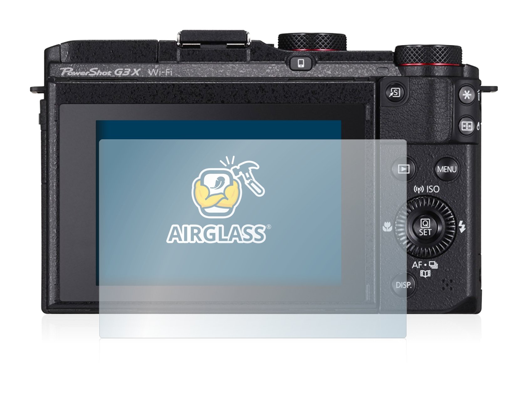 BROTECT AirGlass Schutzglas Für Canon PowerShot G5 X – Kratzfest 9H, Anti-Fingerprint