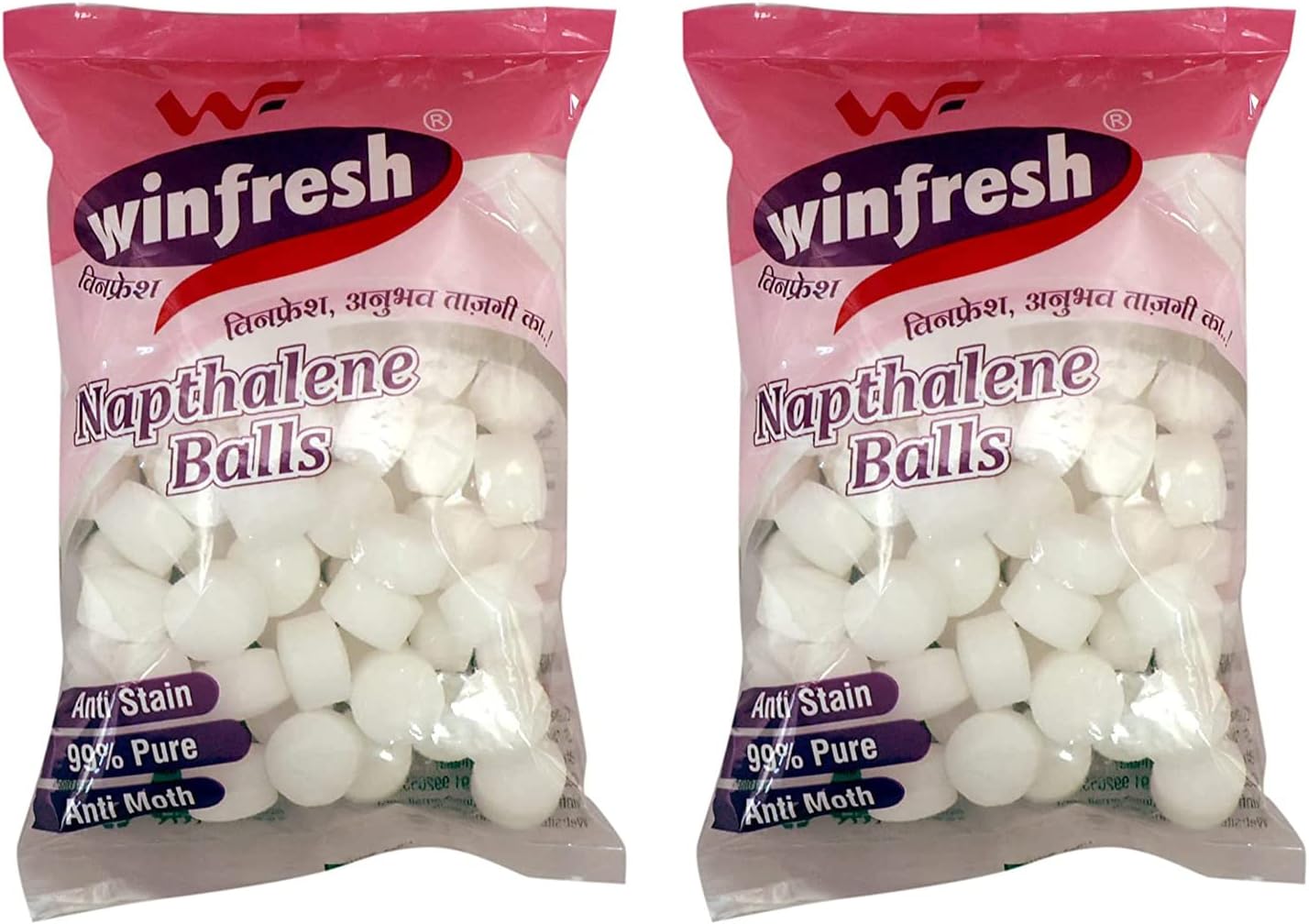 Winfresh Naphthalene Balls Nepthaline Balls for Clothes Pantry, Bathroom, Toilet,Wardrobe, Wash