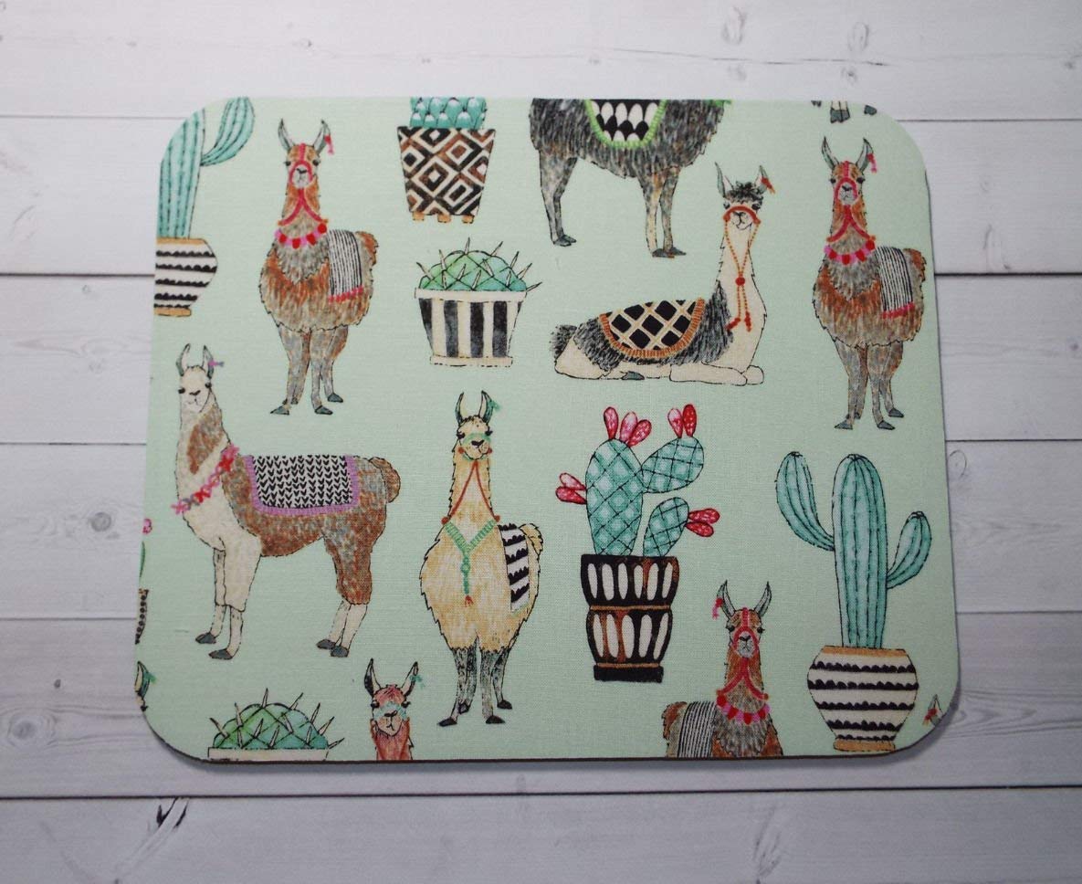 llamas succulents Mouse Pad mousepad/Mat rectangle