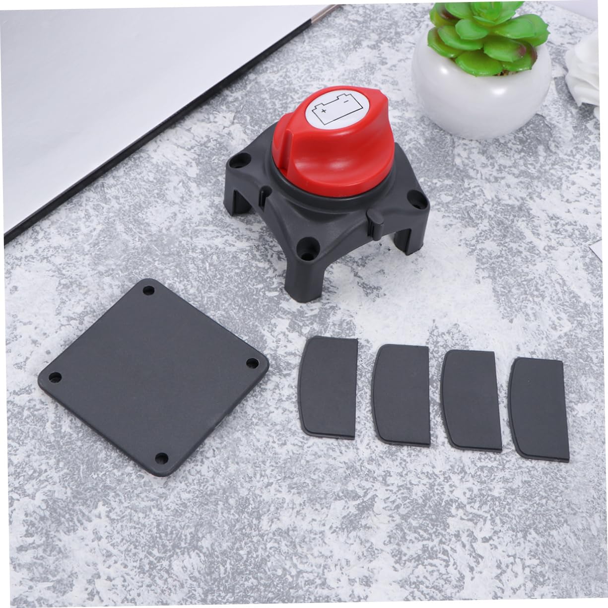 FUNOMOCYA Battery Cut-Off Switch Marine Battery Disconnect for Rv Boat 4 Screws Instant 1250a Rated 275a