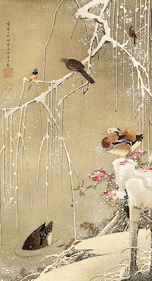 Amazon Co Jp 絵画風 壁紙ポスター はがせるシール式 伊藤若冲 動植綵絵 雪中鴛鴦図 1759年 じゃくちゅう 生誕300年 キャラクロ K Itj 023s2 326mm 603mm 建築用壁紙 耐候性塗料 Diy 工具 ガーデン