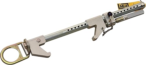 3M DBI-SALA 2108406 - Anclaje de haz fijo, se adapta a hasta 1 - 1  2 pulgadas de grosor x 2 - 1  2 pulgadas a 12 pulgadas de ancho, color plateado