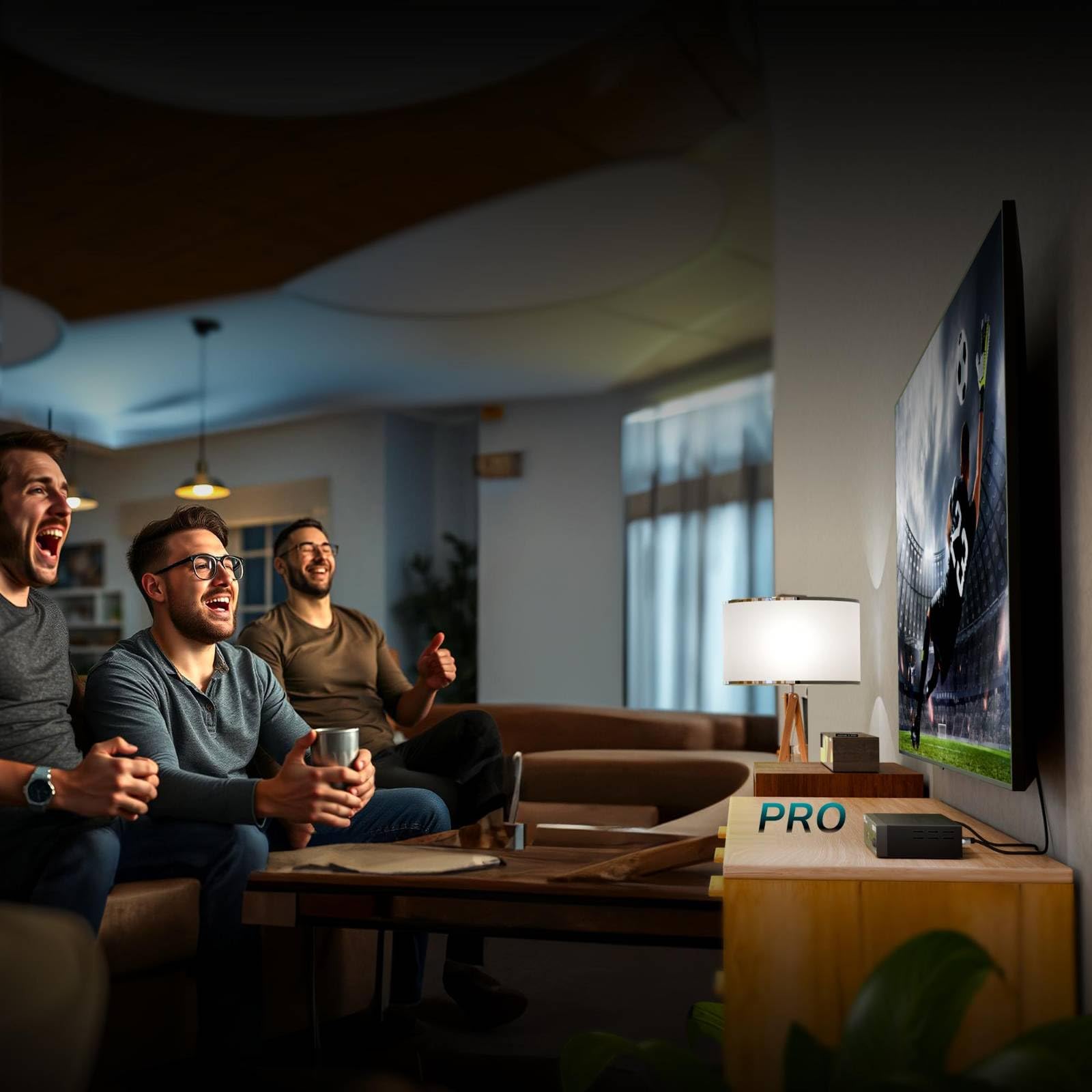 DEKO Decodeur TNT HD pour TV - Boitier TNT DVB-T2 HEVC - Deko TV Pro H265 - Main 10 Bit - USB WiFi Multimédia PVR [2in1 télécommande]