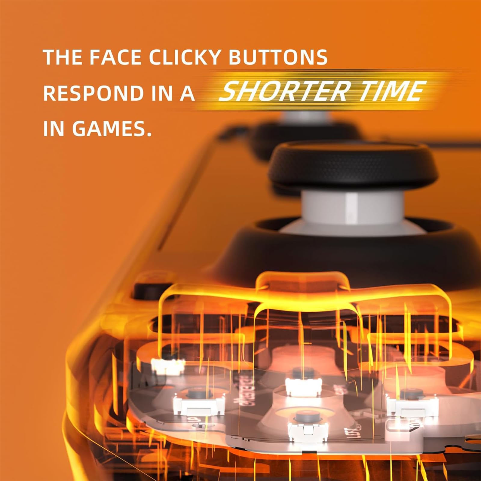 Face Clicky Set di ricambio per Dpad View a B X Y Key Face Button Clicky Accessori per giochi Console portatile Facile installazione
