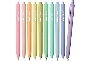 Mr Pen Retractable Pastel Gel Ink Pens 10 Fine Tip Aesthetic Gel Pens For Journaling