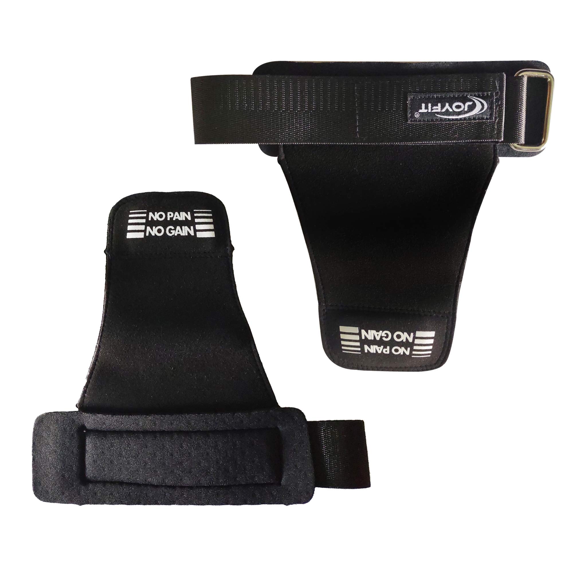 Joyfit Weight Lifting Straps - Self Supporting Lifting Grips, Adjustable Neoprene Padded Wrist Support Wraps in Crossfit, Weight Lifting, Home and Gym Workouts for Both Men and Women (Pair) (Black)-picture-29
