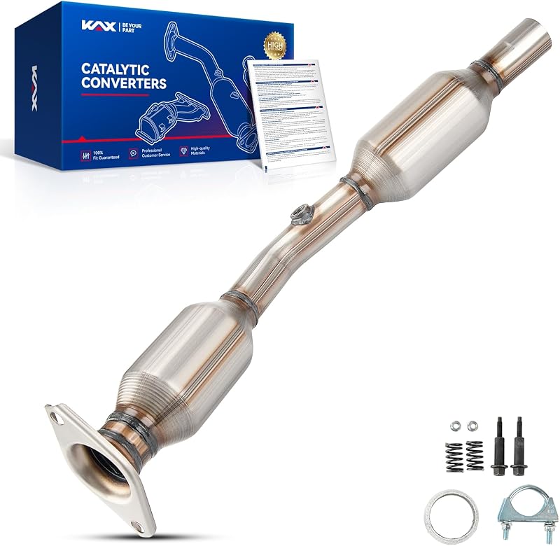 Conversor catalítico KAX traseiro para Toyota Corolla, Matrix e Vibe 1.8L 2003–2008 – Kit de reposição
