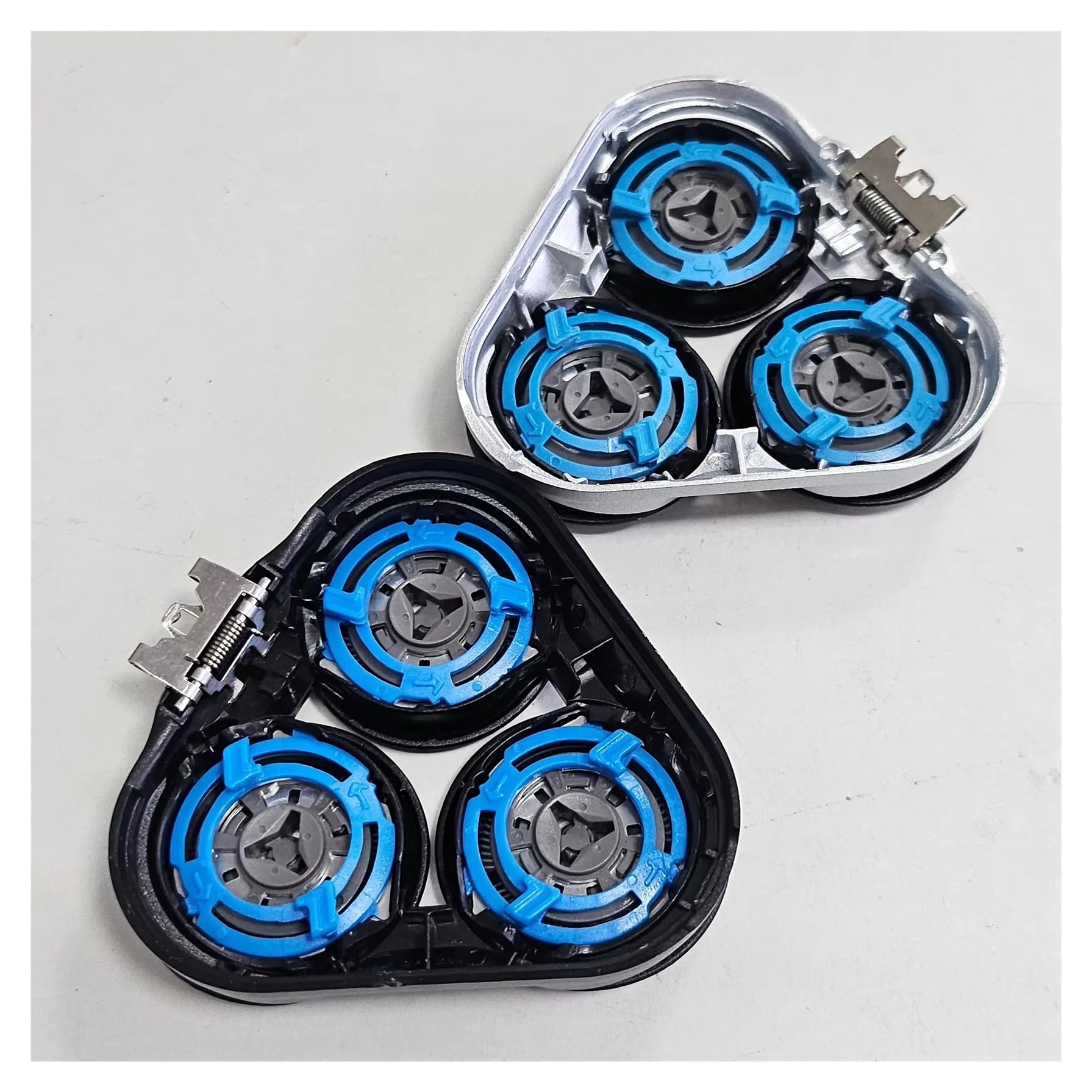 Testina Di Ricambio Lavabile For Rasoio, Compatibile Con Philips, S5000 S5370 S5571 S5420 S5140 S5078 S5077 S5050 S5082 S5380 S5400 Lama Di Rasoio(Silver)