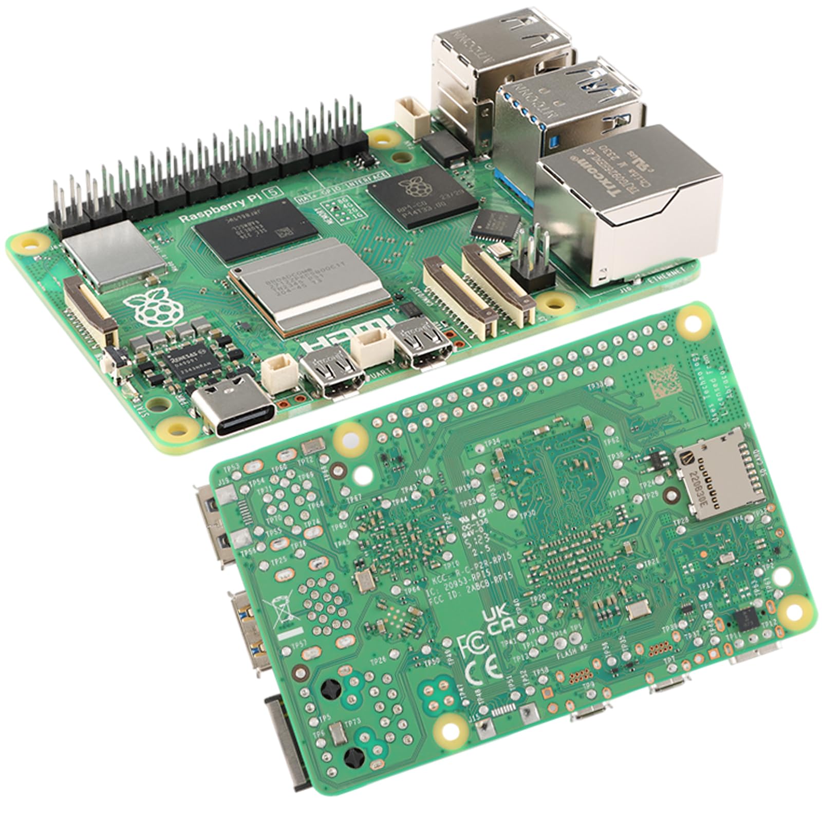 Pi 5 Scheda di Sviluppo Computer con 4GB RAM, AI Programming Learning Kit per Raspberry Pi Python e Robotica
