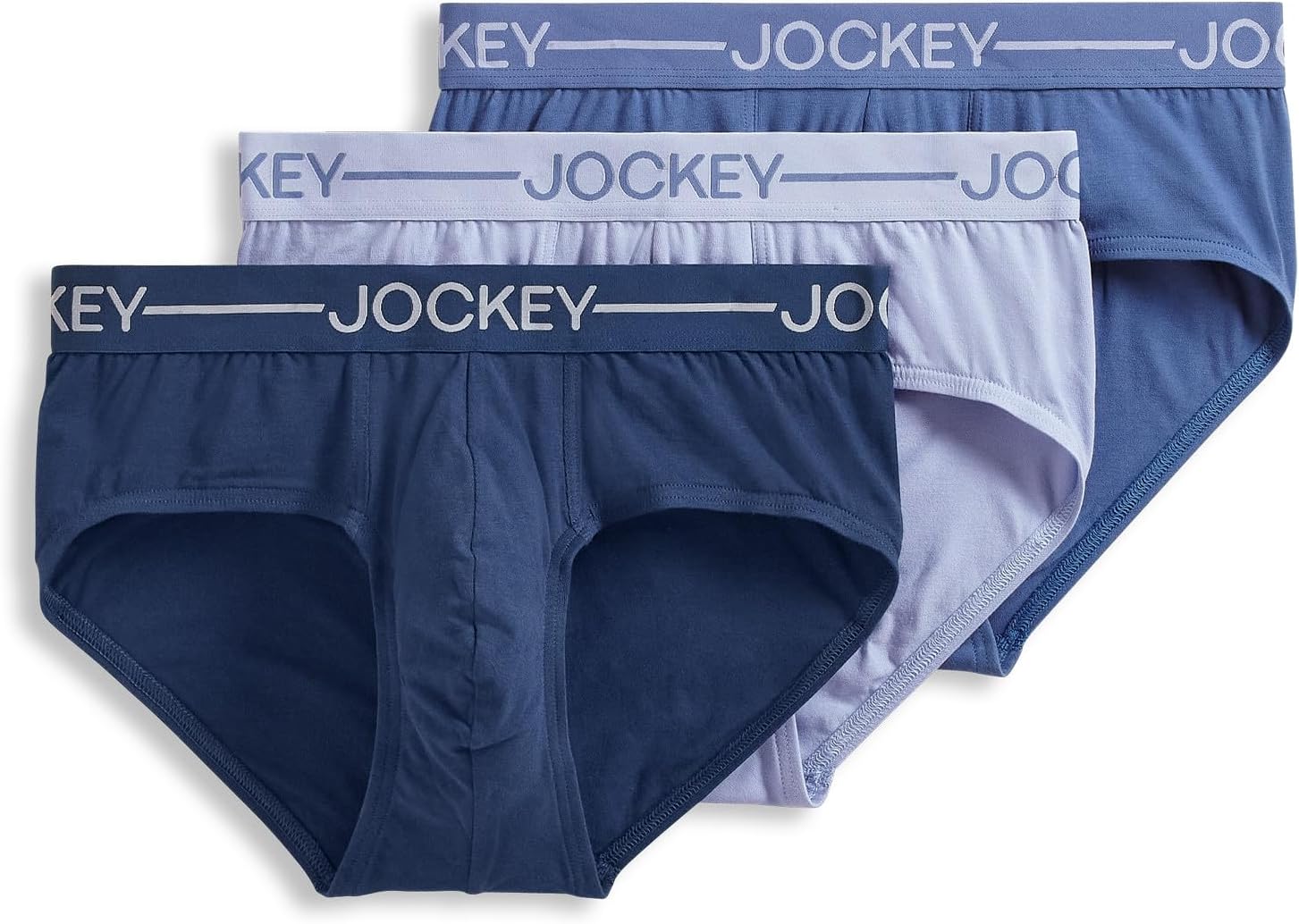 Jockey Men's Underwear Organic Cotton Stretch Brief - 3 Pack