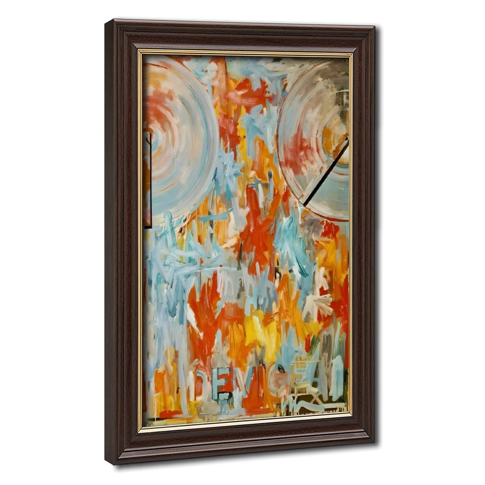 Impression expressionniste abstraite de Jasper Johns pour une décoration murale sur toile - 8