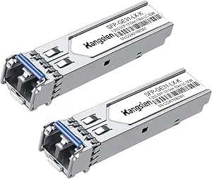 2-Pack 1.25G SFP LC Modules - 1000Base-LX Single Mode Fiber Optic Transceivers 1310nm 10km