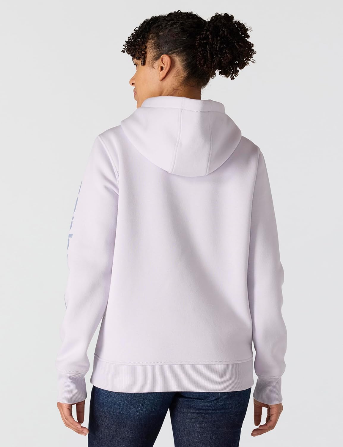 Carhartt Women's Relaxed Fit Midweight Logo Sleeve Graphic Sweatshirt - Image 4