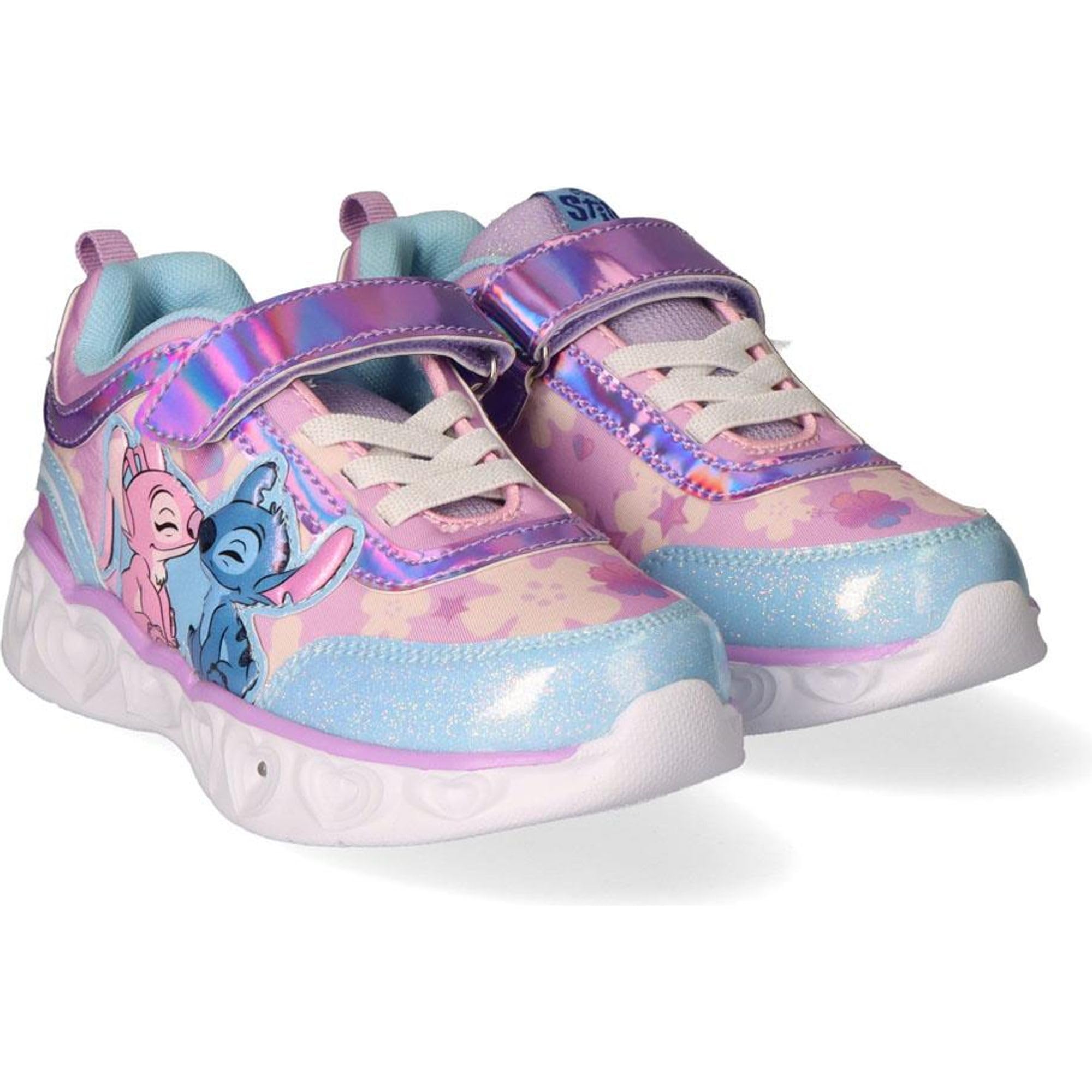 CERDÁ LIFE'S LITTLE MOMENTS Uniseks - dzieci Deportiva Suela Ligera Eva Luces Stitch Para Niños Y Niñas Calzado Infantil Oficial, Cómodo, ResistenteAdidasy