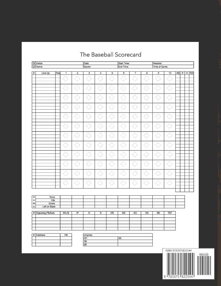baseball-scorecard-score-sheet-scorekeeper-book-scorecard-sheets-games-perfect-record-keeping-book-for-baseball-teams-roberts-jk-9781075822544-amazon-com-books for Free Printable Baseball Scorebook Sheets Baseball Scorecard: Score Sheet, Scorekeeper Book, Scorecard Sheets Games Perfect Record Keeping Book for Baseball Teams: Roberts, JK: 9781075822544: Amazon.com: Books for Free Printable Baseball Scorebook Sheets