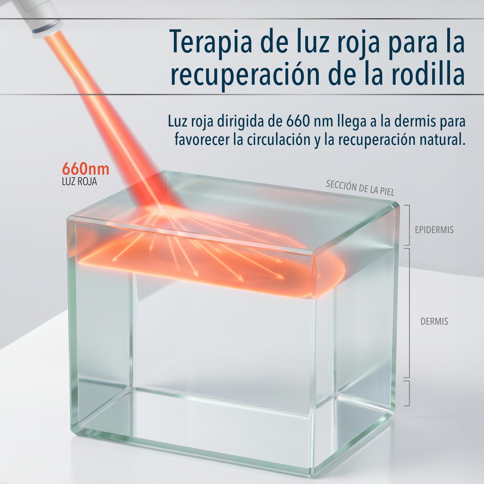 FORTHiQ Masajeador de Rodilla Inalámbrico, Alivio del Dolor Articular por Infrarrojos de Calor Profundo, Terapia con Láser y Vibración, para la Artritis, Tirón de Ligamentos y Lesiones Musculares
