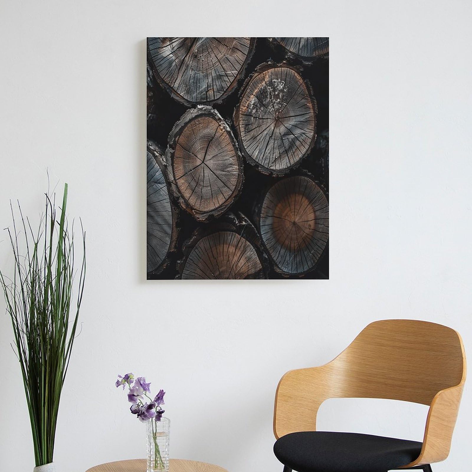 LPAGBCNU Malen nach Zahlen aus Holz für Erwachsene, Anfänger, Erwachsene, Malen-nach-Zahlen-Kits auf Leinwand, DIY-Acryl-Ölfarben, Malerei mit Pinseln für Geschenk, Heimdekoration, Wanddekoration