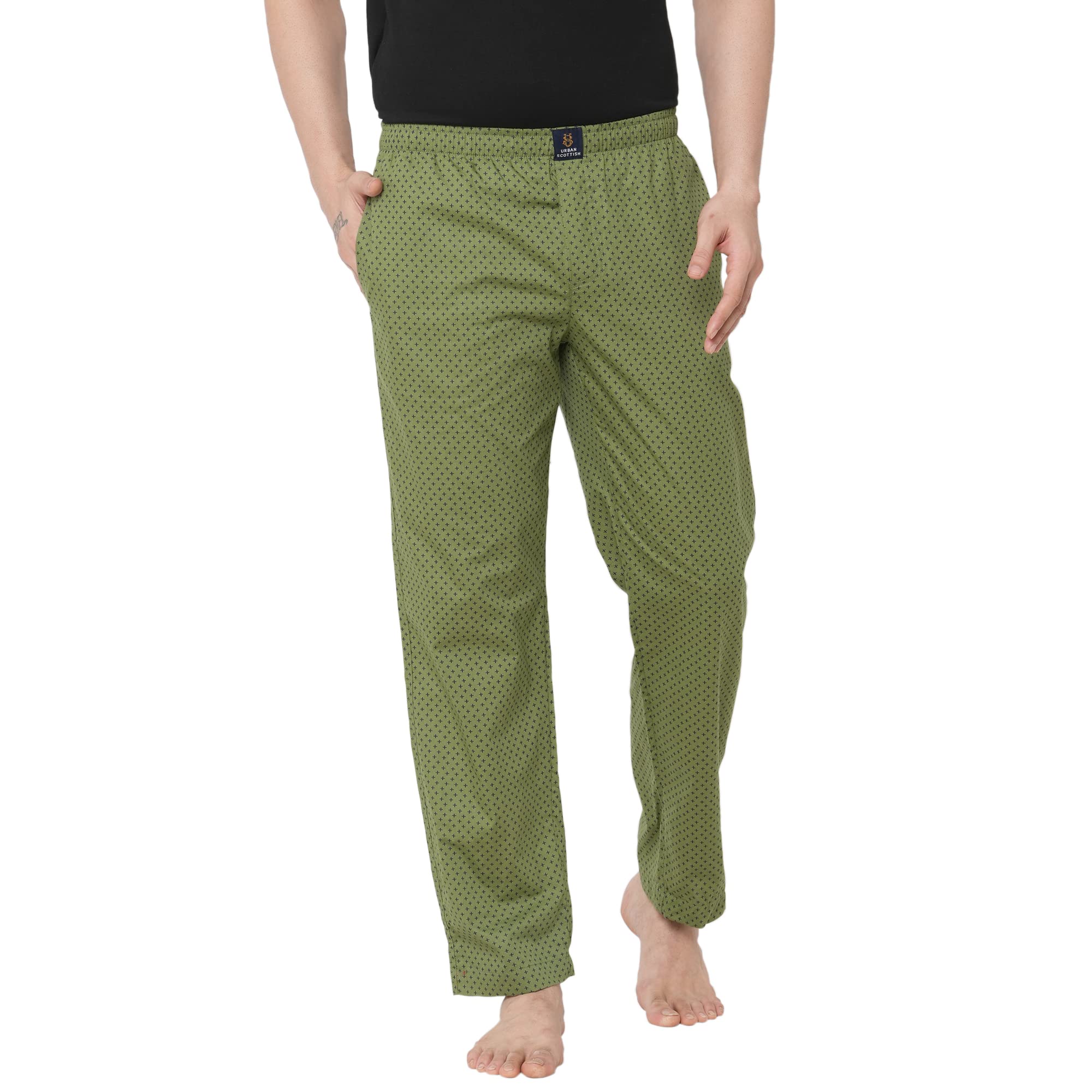 Urban Scottish Men's Cotton Pyjama with Pockets