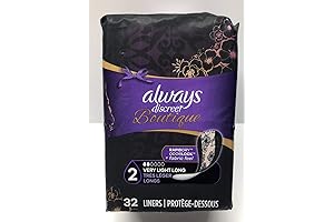 Always Boutique Incontinence Pads, Size 2, Very Light, Long, 32 Liners