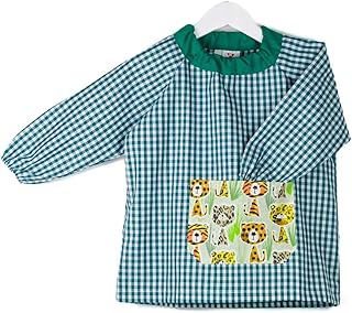 PONCHO-TIGRE - BABI GUARDERIA TIGRES SIN BOTONES Niñas color: VERDE talla: 4